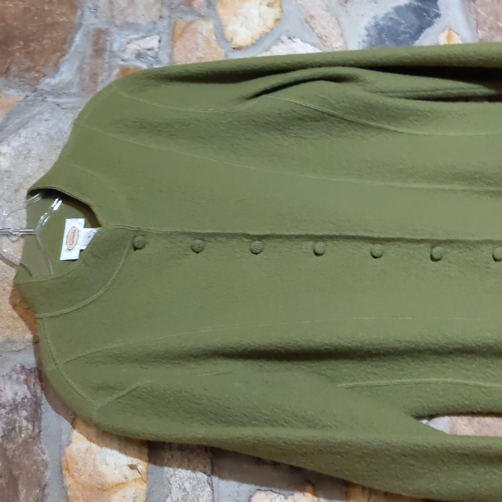 Talbots green wool jacket - Picture 2 of 10